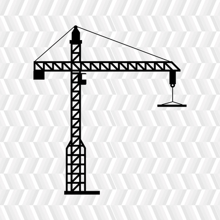 crane service design, vector illustration eps10 graphicのイラスト素材