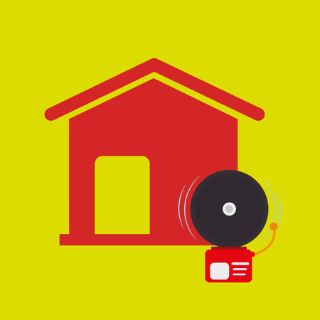 fire emergency concept design, vector illustration eps10 graphicのイラスト素材