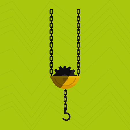 crane service design, vector illustration eps10 graphicのイラスト素材