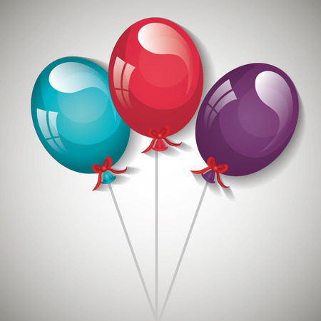 party balloons design, vector illustration eps10 graphicのイラスト素材