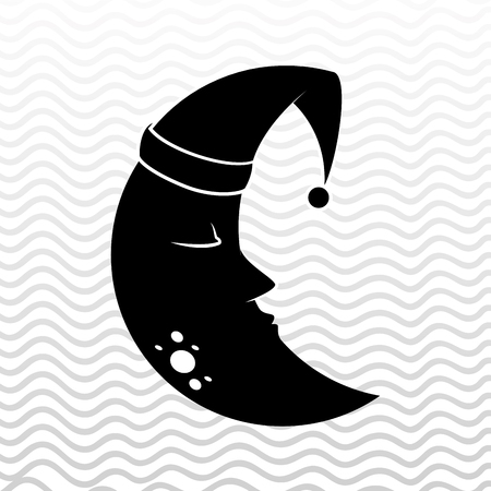 sleeping concept designのイラスト素材