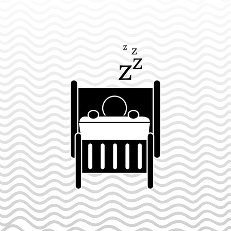 sleeping concept designのイラスト素材
