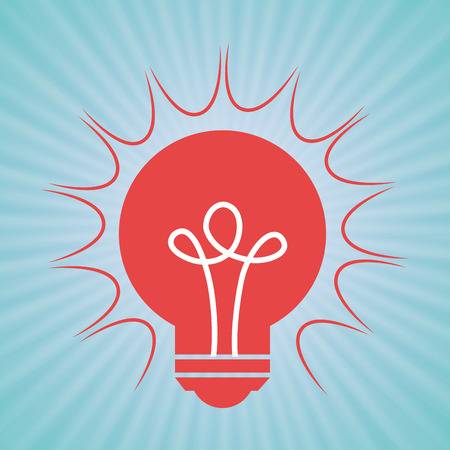 bulb light  designのイラスト素材