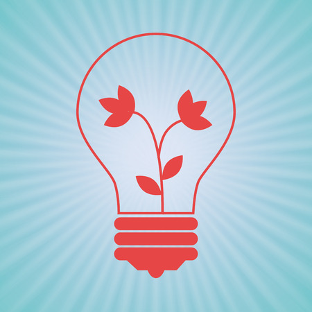 bulb light  designのイラスト素材