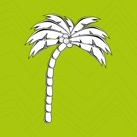 palm isolated designのイラスト素材