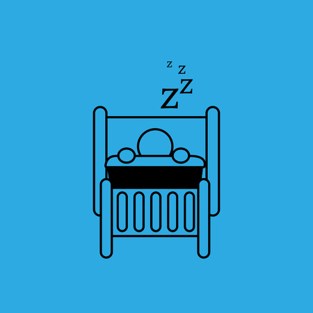 sleeping concept designのイラスト素材