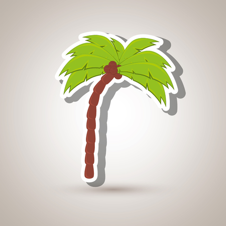 palm isolated designのイラスト素材