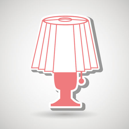 lamp icon designのイラスト素材