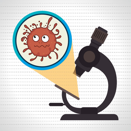bacteriology concept design, vector illustration eps10 graphicのイラスト素材
