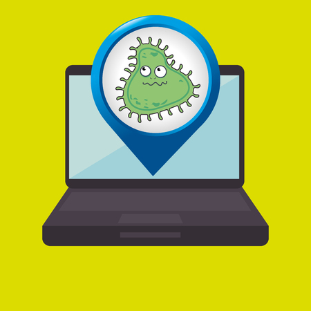 bacteriology concept design, vector illustration eps10 graphicのイラスト素材