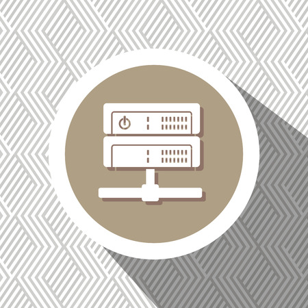 data center design, vector illustration eps10 graphicのイラスト素材