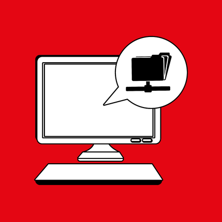 computer technology design, vector illustration eps10 graphicのイラスト素材