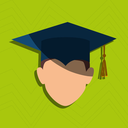 graduation celebration design, vector illustration eps10 graphicのイラスト素材