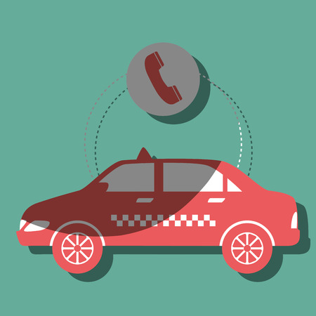taxi service design, vector illustration eps10 graphicのイラスト素材