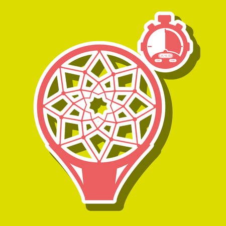 basketball game design, vector illustration eps10 graphicのイラスト素材