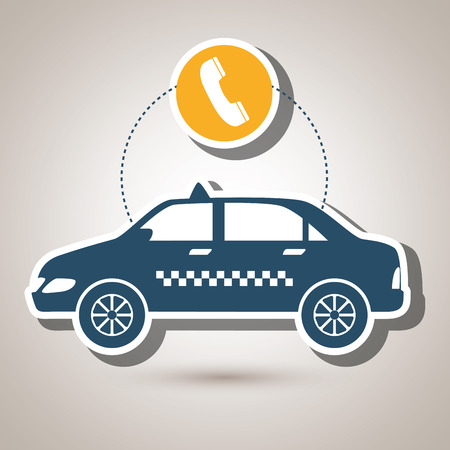 taxi service design, vector illustration eps10 graphicのイラスト素材