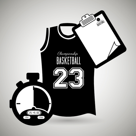basketball game design, vector illustration eps10 graphicのイラスト素材