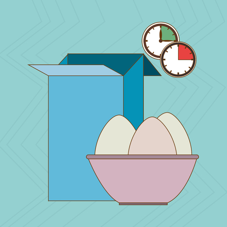 food preparation instructions design, vector illustration eps10 graphicのイラスト素材