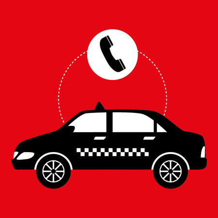 taxi service design, vector illustration eps10 graphicのイラスト素材