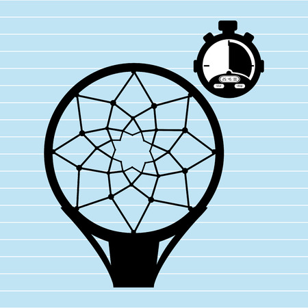 basketball game design, vector illustration eps10 graphicのイラスト素材