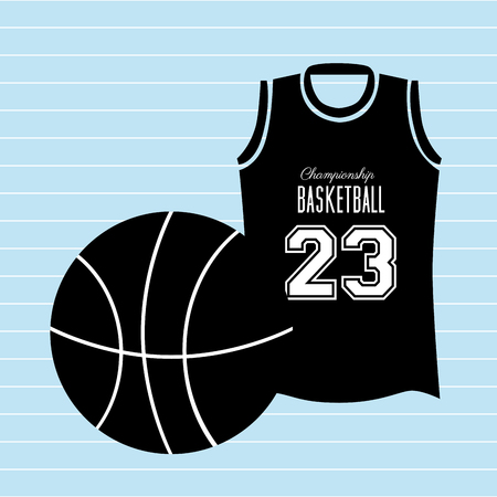 basketball game design, vector illustration eps10 graphicのイラスト素材