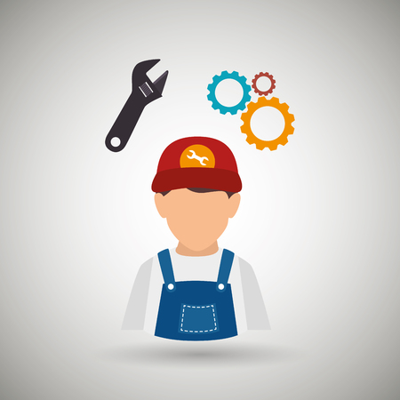 professional construction design, vector illustrationのイラスト素材