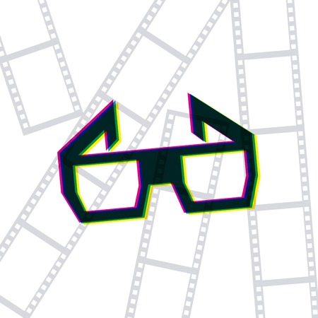 cinema icon design, vector illustration eps10 graphicのイラスト素材