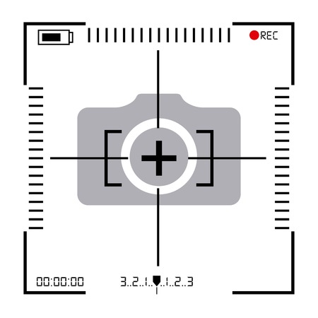 focus camera design, vector illustration eps10 graphicのイラスト素材