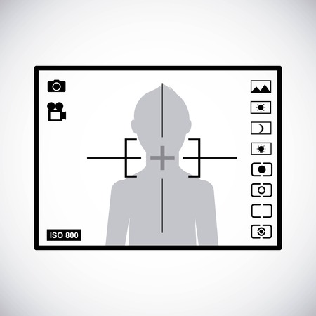 focus camera design, vector illustration eps10 graphicのイラスト素材
