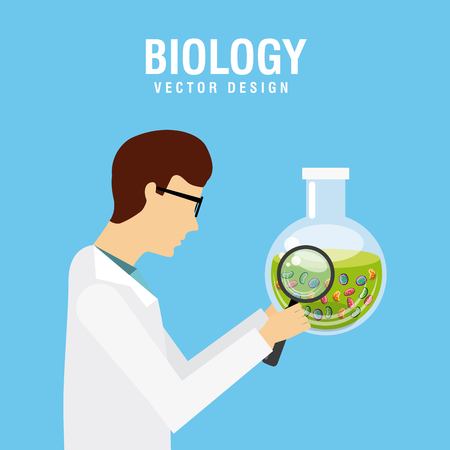 biology science design, vector illustration eps10 graphicのイラスト素材