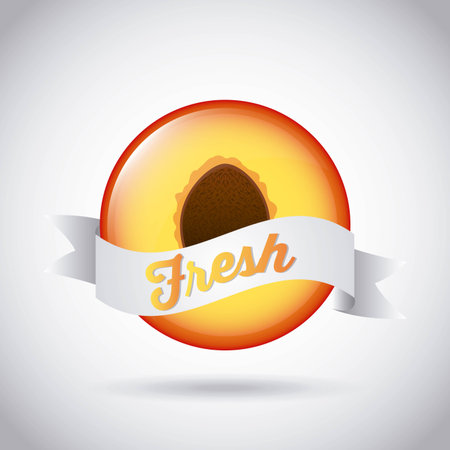 fresh fruit design, vector illustration eps10 graphicのイラスト素材