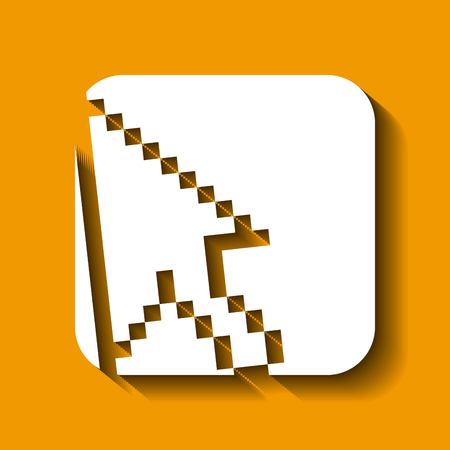 cursor icon design, vector illustration eps10 graphicのイラスト素材