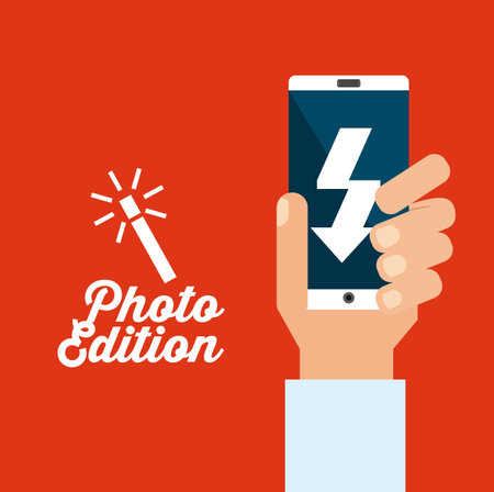 photo edition  design, vector illustration eps10 graphic