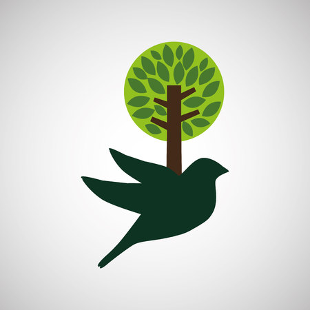 Forest reserve design, vector illustration eps10 graphicのイラスト素材