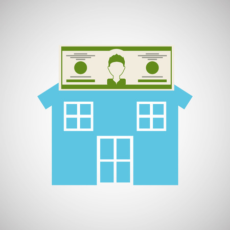 investment housing design, vector illustration eps10 graphicのイラスト素材
