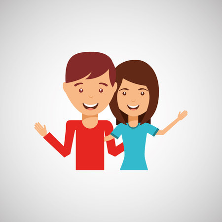 family member design, vector illustration eps10 graphicのイラスト素材