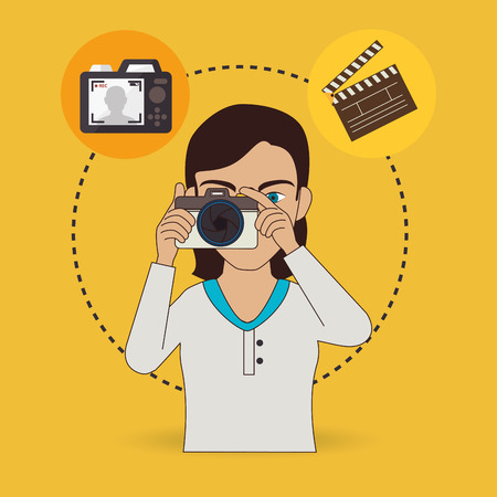 cinema icon design, vector illustration eps10 graphicのイラスト素材