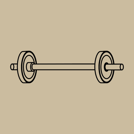 fitness icon design, vector illustration  graphicのイラスト素材