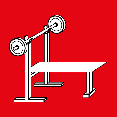 fitness icon design, vector illustration  graphicのイラスト素材