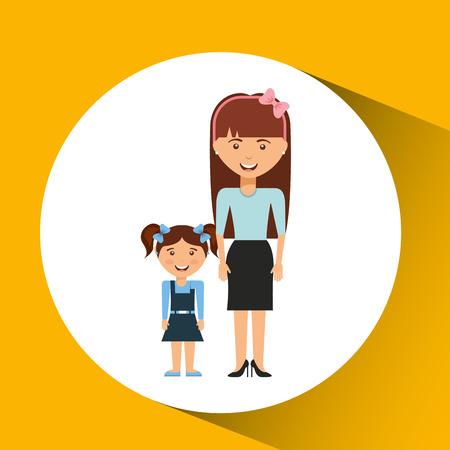 family member design, vector illustration  graphicのイラスト素材