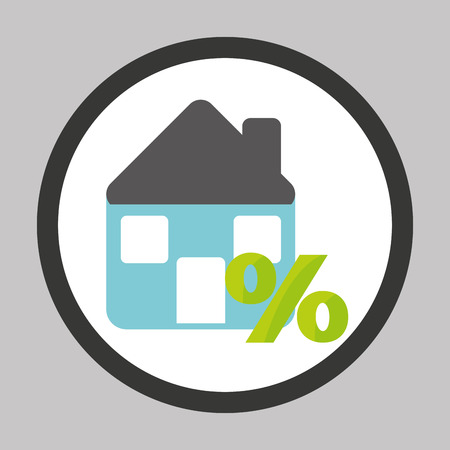 investment housing design, vector illustration  graphicのイラスト素材