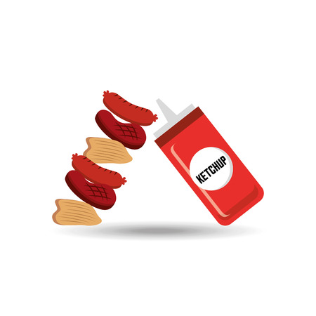 grill food design, vector illustration eps10 graphicのイラスト素材