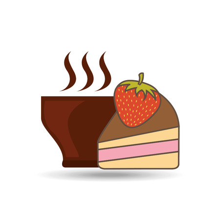 Nutritive food design, vector illustration  graphicのイラスト素材