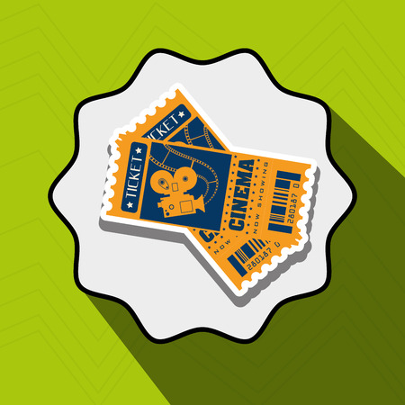 cinema icon design, vector illustration  graphicのイラスト素材