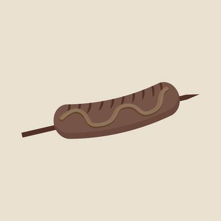 grill food design, vector illustration  graphicのイラスト素材
