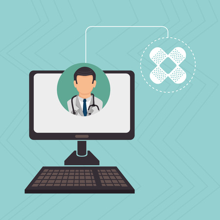 health professional design, vector illustration  graphicのイラスト素材