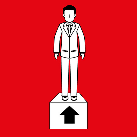 business person  design, vector illustration  graphicのイラスト素材