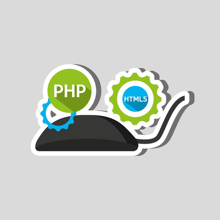 programming language design, vector illustration  graphicのイラスト素材