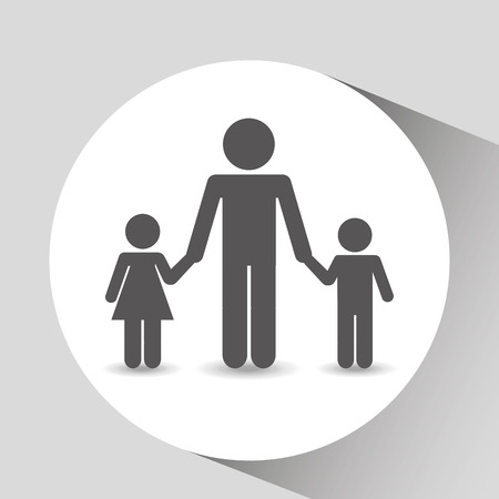 family member design, vector illustration  graphicのイラスト素材