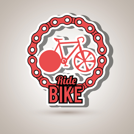 ride bike design, vector illustration  graphicのイラスト素材